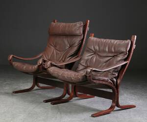 Ingmar Relling. To lænestole, model Siesta 2 