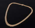 Murstenscollier af 14 kt guld 36,3 g