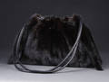 Birger Christensen skuldertaske, sort mink
