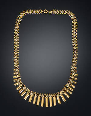 Italiensk vintage halskæde af 18 kt. guld