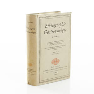 Vicaire Bibliographie gastronomique 1954