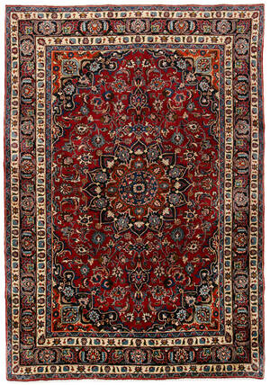 Persisk Mashad tæppe, 288X200 cm.