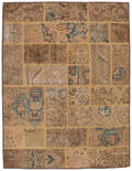 Persisk Patchwork tæppe, 195X148 cm.