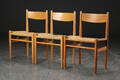 Hans J. Wegner. Tre stole af egetræ, model CH36 3