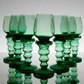 REMMARE 7st, grönt glas