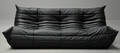 Michel Ducaroy. Tre-personers sofa, model Togo, sort læder  