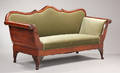 Nyrococo sofa af mahogni. 1800 tallets anden halvdel.
