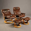Et par Stressless hvilestole med skamler 4