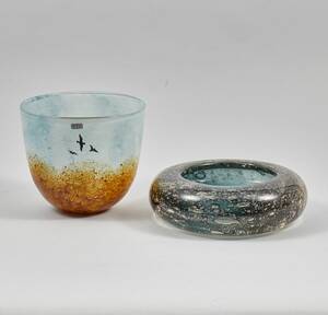 Konstglas, 2 delar