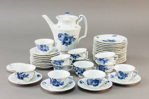 Kgl. P. Blå Blomst kaffeservice 41