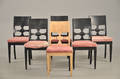 Anton Kiær, møbelsnedker 6 stole hidrørende fra Danske Spritfabrikkers direktionslokaler 6