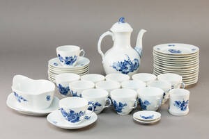 Kgl. P. Blå Blomst kaffeservice 45