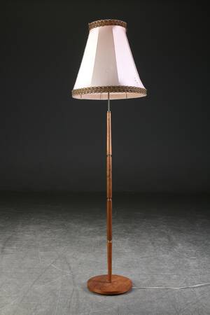 Standerlampe af palisander, 1950erne