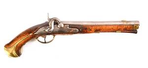SLAGLÅSPISTOL, Europeisk, ca 1840.
