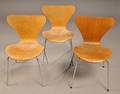 Arne Jacobsen 1901-1971. Tre syverstole model 3107 3
