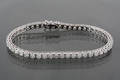 Diamond tennis bracelet, approx. 5.65 ct