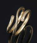 Georg Jensen. Magic ring af 18 kt. guld prydet med brillanter