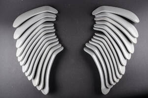 Arne Jacobsen. 12 par finérblade til armstole, model 3207 24