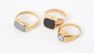 Ringar 3st, 18k