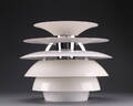 Poul Henningsen for Louis Poulsen. Kuglelamel  Snowball pendel  Denne vare er sat til omsalg under nyt varenummer 4520830