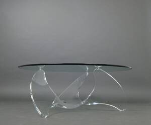 Propellor Coffee Table  Sofatisch in Plexi und Glas