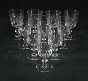 10 stk. Chr. 8. rødvinsglas 10