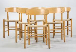 Børge Mogensen 1914-1972. Seks stole, model J39 6