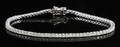 Bracelet in 18k set with brilliant cut diamonds 2.50 ct