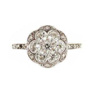 Ring med diamanter