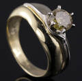 Solitaire ring ca. 1.15 ct.