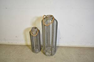 Ljuslyktor 2 st, högsta 80 cm
