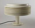Tischleuchte  Lampe, Metall, Weiß, 1980er Jahre