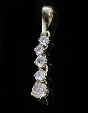 Brillant vedhæng ca 0.35 ct.