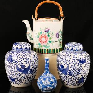 TEKANNA, bojaner, vas, orientaliskt porslin