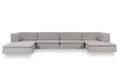 DaMM MODULSOFA betrukket med slidstærkt URBAN GREY møbelstof