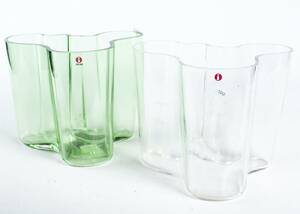 ALVAR AALTO, Vas, 2 st, Savoy,iittala, Finland