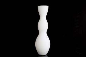 GOLVLAMPA, vitt glas, 2000-tal