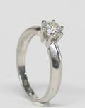 Solitairering, ca. 0.75 ct.