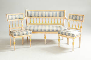 Soffa stolar i sengustaviansk stil