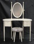Sminkbord med pall, 195060-tal
