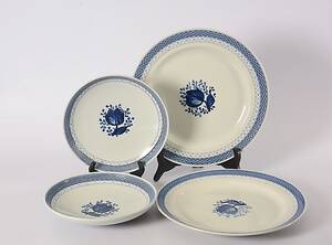 FAT, 4 delar, porslin, Aluminia, Danmark.