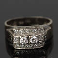 Brillant ring i 18 kt hvidguld