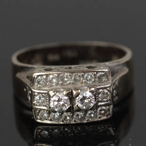 Brillant ring i 18 kt hvidguld