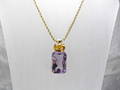 Collier mit Amethyst und Citrin