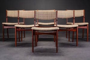 Dansk møbelproducent. Sæt på seks stole af palisander 6