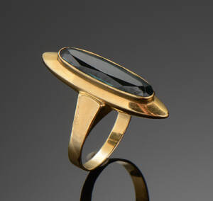 Vintage ring af 18 kt guld