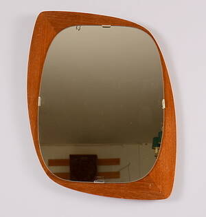 SPEGEL, teak, 1900-talets mitt.