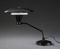 Bordlampe, sortlakeret, 1950erne Denne vare er sat til omsalg under nyt varenummer 4725697