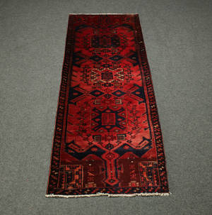 Iransk Hamadan løber. 280 x 89 cm.