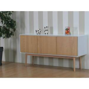 Lav skænk i eg, model Bell